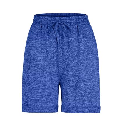 Lisingtool shorts for women Women Soft and Comfy Activewear Lounge Shorts with Pockets and Drawstring yoga shorts Blue
